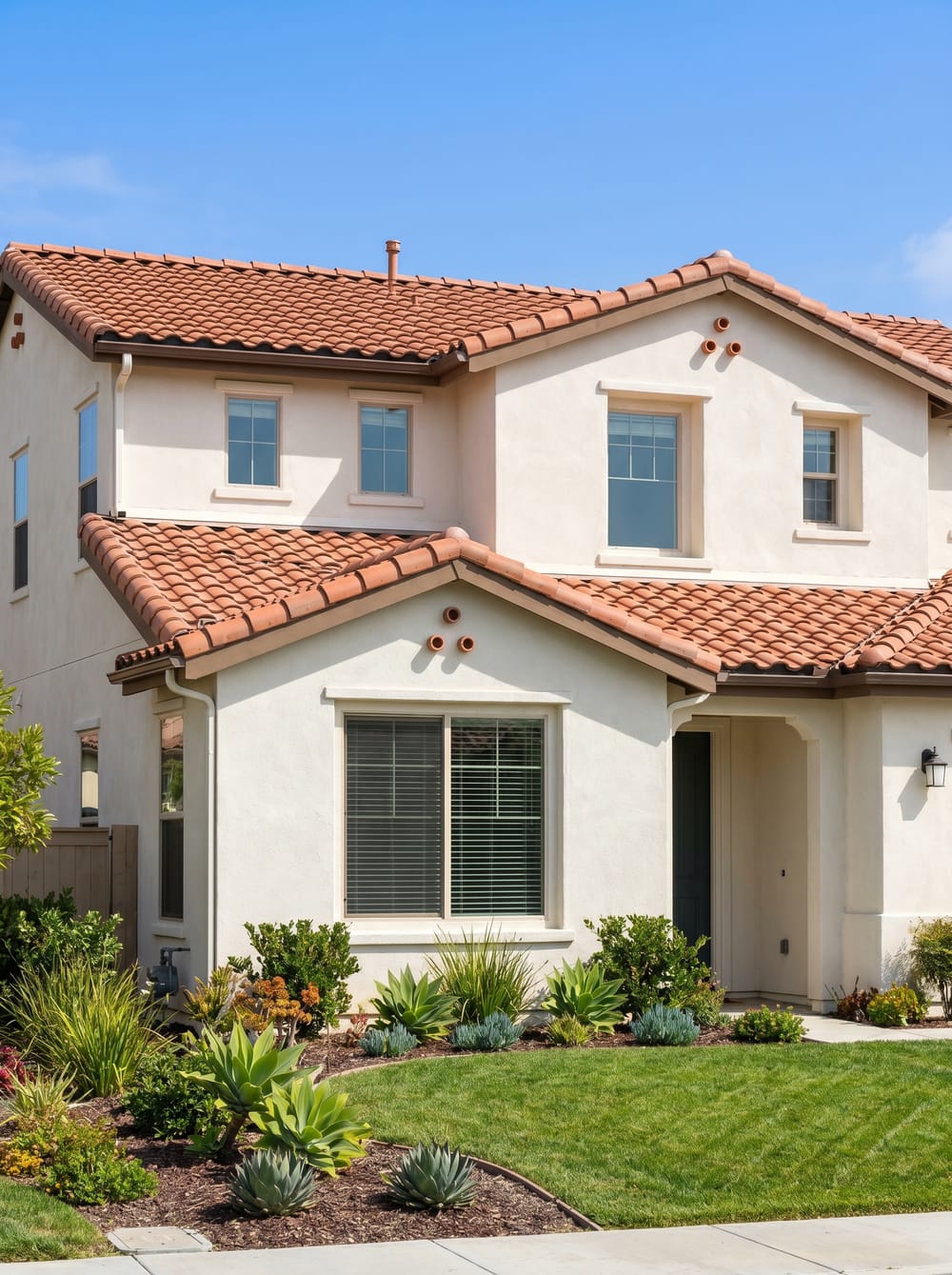 Full tile roof replacement on a two-story home in Mission Viejo, CA